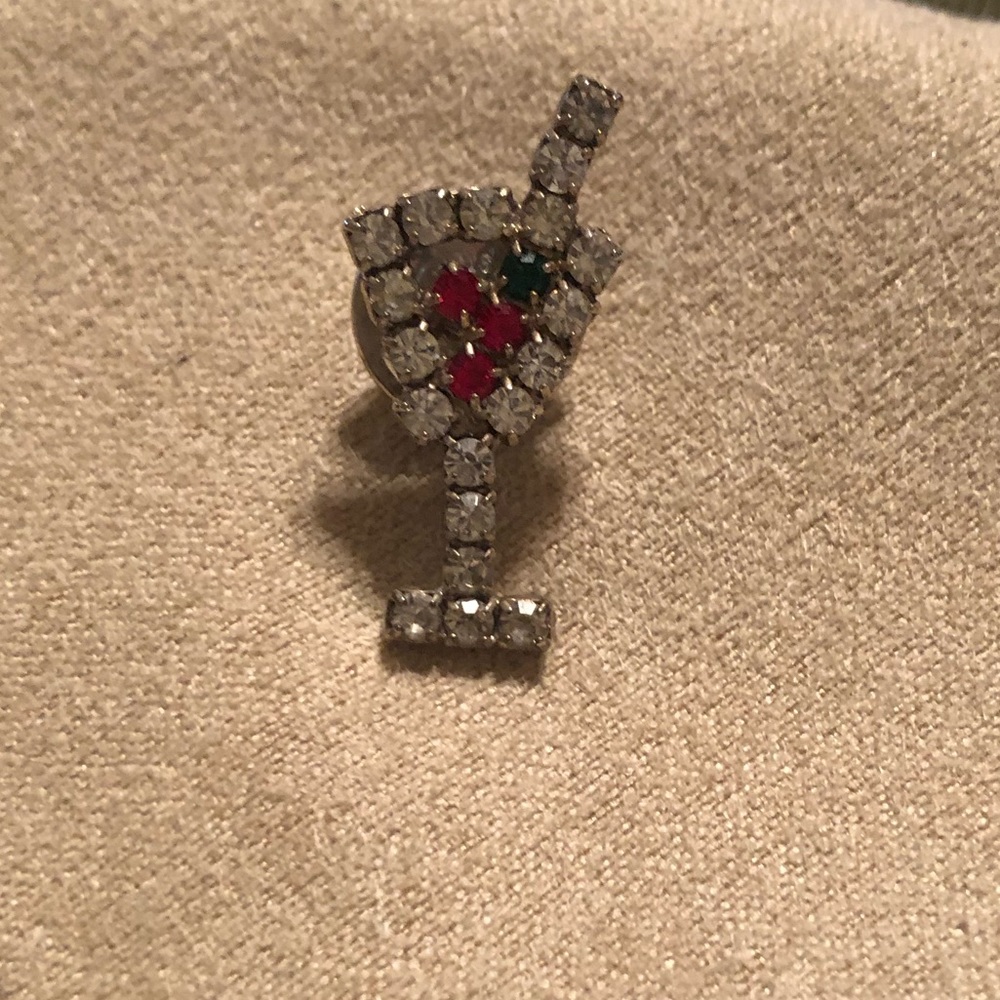 Swarovski crystal pin